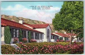 c1930s San Fernando Los Angeles, Olive View, Cali Sanatorium Womens Ward CA A207