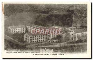 Old Postcard Amelie Les Bains Army Military Hospital