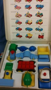 Vintage Child Guidance 6 In 1 Toymobile In Original Box Motorised Vehicle Set
