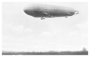 Vintage German Blimp Postcard  wwII? 