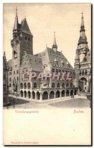 Old Postcard Verwallungsgebaude Aachen