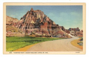 SD - Badlands Nat'l Monument, Vampire Peak, Cedar Pass