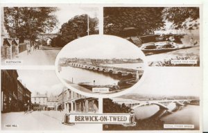 Northumberland Postcard - Views of Berwick-on-Tweed - Real Photograph Ref TZ1133