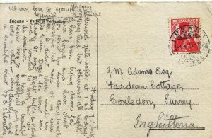 Family History Postcard - Adams - Coulsdon - Surrey - Ref 2446A