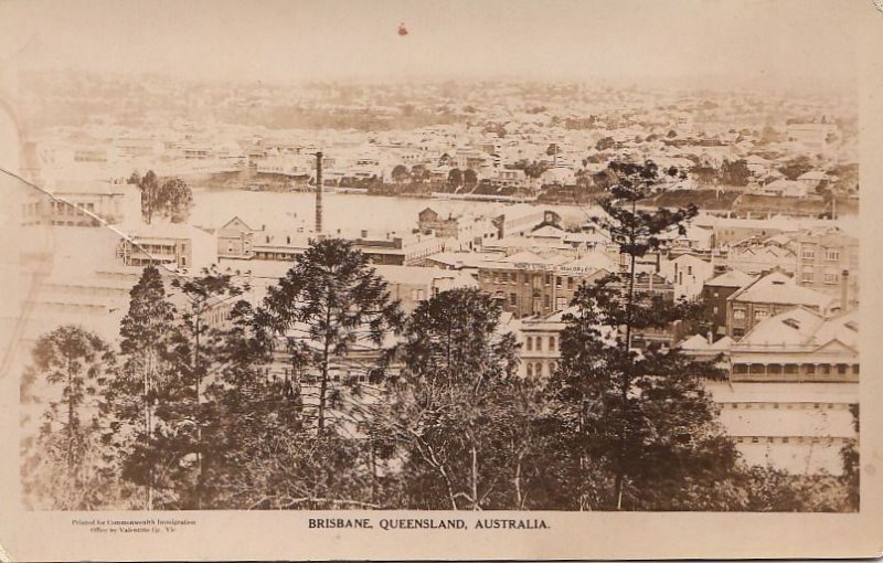 Postcard RPPC Brisbane Queensland Australia