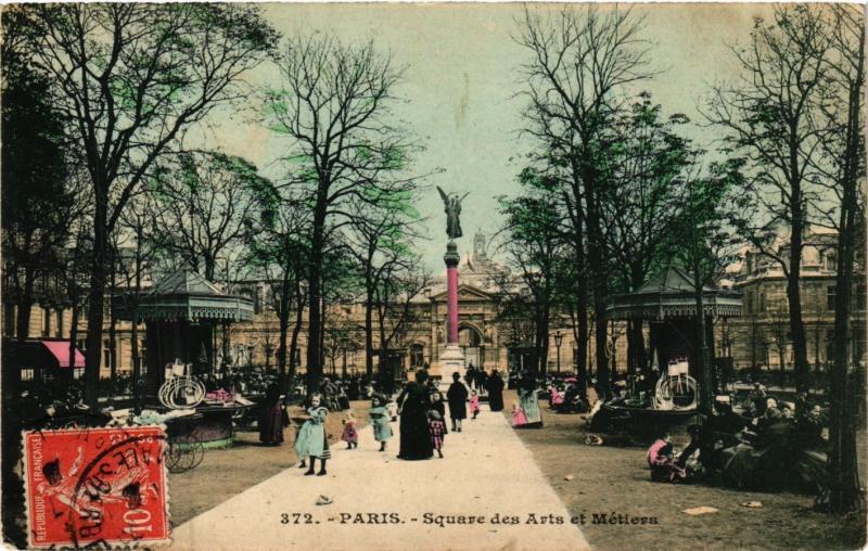 CPA Paris 3e Paris-Square des Arts et Métiers (313938)