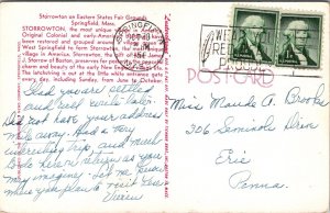 Storrowton, Springfield MA~Fairgrounds~Posted 1956~Chrome Postcard KA19