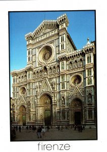 MODERN PHOTOGRAPHY OF THE CATHEDRAL AT FLORENCE ITALY ON CONTINENTAL SIZE CARD