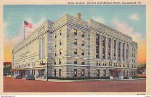 SPRINGFIELD, Illinois, 30-40s; State Arsenal, Second & Adams Street