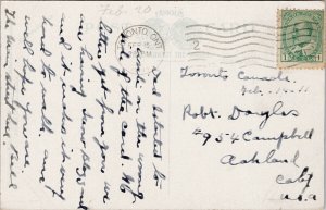 Toronto Ontario Yonge Street looking North People Carriages c1911 Postcard E91 