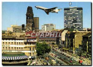 Old Postcard Jet Aviation Berlin Kurfürstendamm Mercedes Benz