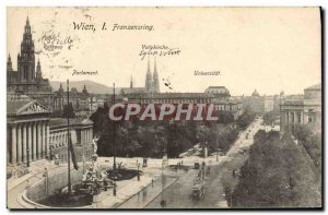 Old Postcard Wien Franzensring