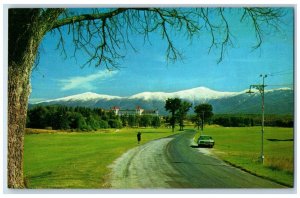 c1960 Snow-Capped Mt Washington Road Hotel Bretton Woods New Hampshire  Postcard