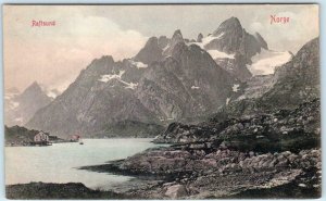 RAFTSUND, NORWAY - Norge  Handcolored View ca 1910s  Postcard