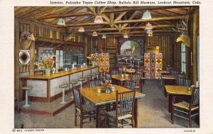 Postcard Interior Pahaska Tepee Coffee Shop Buffalo Bill Museum, Colorado~117964