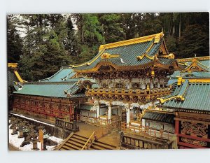 Postcard Yomeimon Gate Toshogu Shrine Nikko Japan