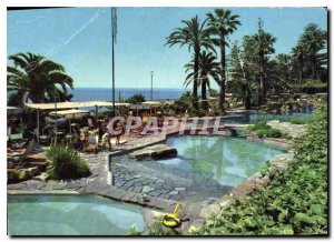 Postcard Old San Remo Riviera Italiano Royal Hotel Le tre pool