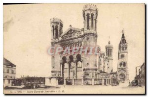 Postcard Old Lyon Notre Dame de Fourviere E R