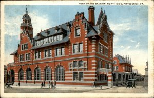 Pittsburgh Pennsylvania Fort Wayne Station Depot c1900-20s Vintage Postcard