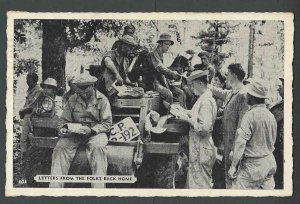 WW2 1943 RPPC* Getting Letters From Home Dyersburg Tn Posted