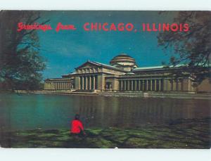 Unused Pre-1980 MUSEUM SCENE Chicago Illinois IL ho9338