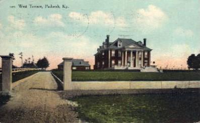 West Terrace Paducah KY postal used unknown