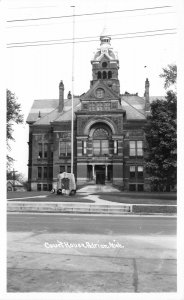 Real Photo Postcard Courthouse in Adrian, Michigan~123112