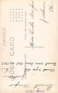 F36/ Jackson Ohio RPPC Postcard c1907 Ernest Harper Child 4