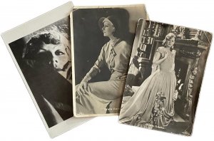 Swedish-American actress GRETA GARBO postcards lot 