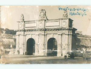 old rppc PORTE BOMBES Floriana - Furjana - Borgo Vilhena By Valletta Malta i2616