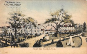 F78/ Camden South Carolina Postcard c1910 The Court Inn Tichnor & Son