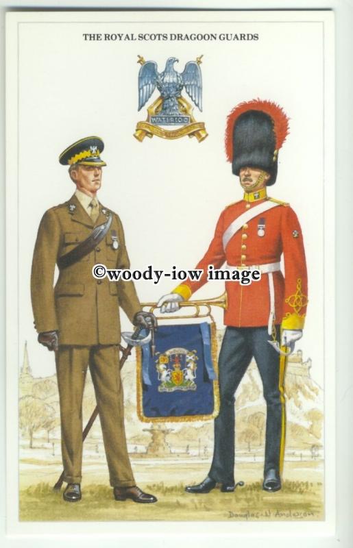 su2624 - The Royal Scots Dragoon Guards, Artist - Douglas.N.Anderson - postcard 