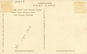 Mancos Colorado Balcony House Mesa Verde Albertype 1920s Postcard 21-11604