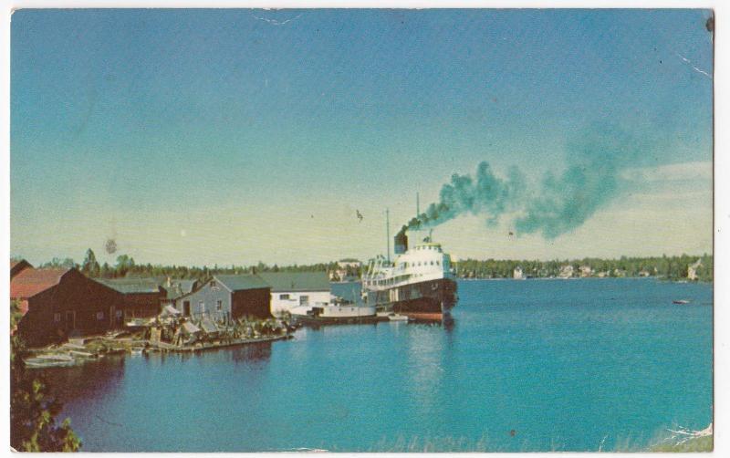 Canada; SS Norisle - Tobermory To S. Manitoulin Island Ferry PPC, c 1960's