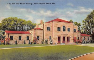 City Hall and Public Library - Smyrna Beach, Florida FL  