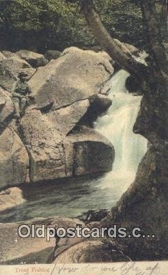 Trout Fishing Fishing 1907 