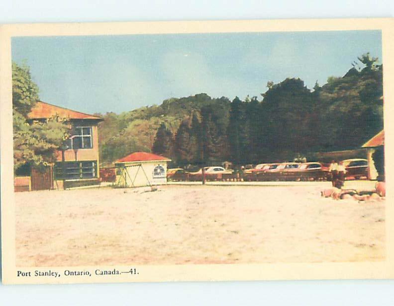 1950's BEACH SAND AREA Port Stanley - Near St. Thomas & London Ontario ON i1648