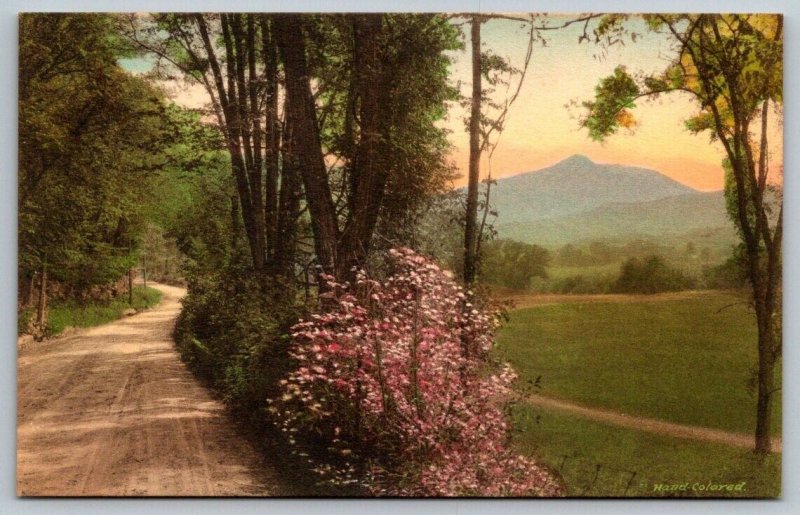 Hand Colored  Mt. Ascutney  Windsor  Vermont  Postcard