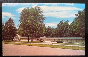 Vintage Postcard 1950's Walker Motel, U.S. Route 40, Cloverdale, Indiana (IN)