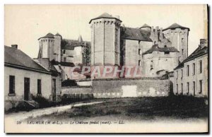 Old Postcard Saumur Chateau Feodal