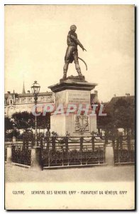 Old Postcard Colmar General Rapp Denkmal Monument of General Rapp