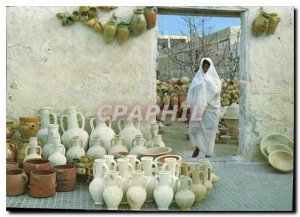 Postcard Modern Pottery Nabeul Tunisia