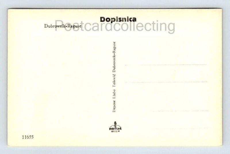 RPPC Dubrovnik Raguse Croatia Panorama Real Photo Postcard