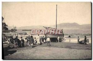 Postcard Old Fishing Boat