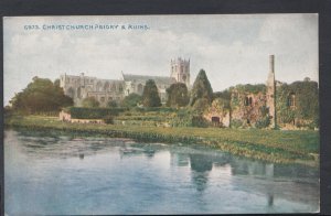 Dorset Postcard - Christchurch Priory & Ruins       RS10325