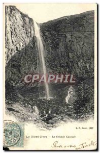 Old Postcard Mont Dore La Grande Cascade