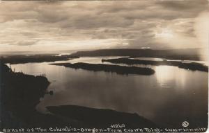 RPPC Sunset on Columbia River from Crown Point, Oregon