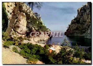 Postcard Modern Reflections of Provence Cassis Sea B R of En Vau Calanque