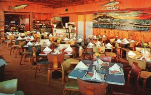 Vintage Postcard The Kingfish Over The Water Restaurant Treasure Island Florida
