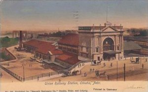 Nebraska Omaha Union Railway Station 1907